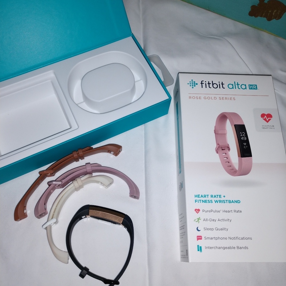 Fitbit Alta HR Rose gold series, purepulse